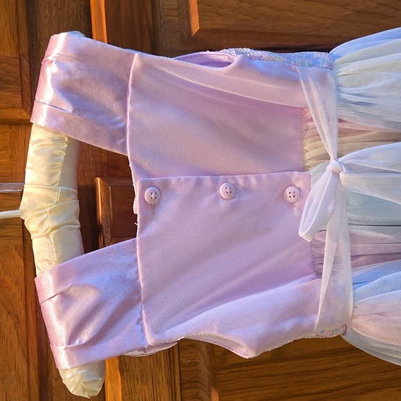 Jona Michelle Girl's Pink & Lilac Party/ Easter Dress Size 4 - Picture 7 of 14